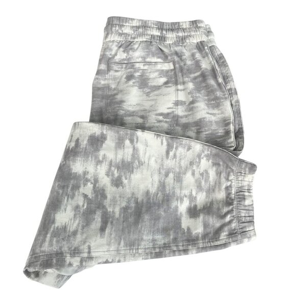 Athleta Womens Farallon Camo Print Jogger Pants Stretch Drawstring Waist Gray 18 - Picture 9 of 15